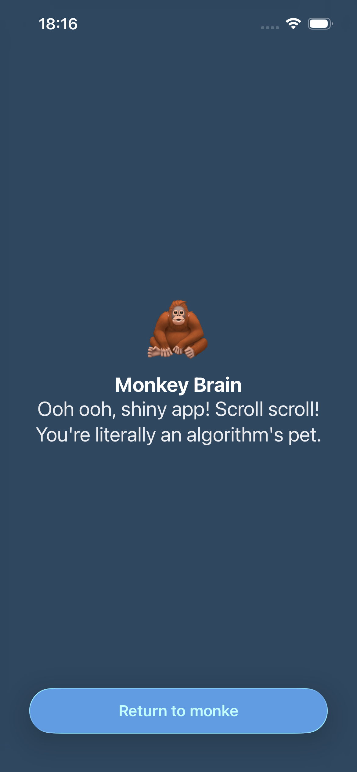 Zenvi mindful block screen before unlocking a distracting app